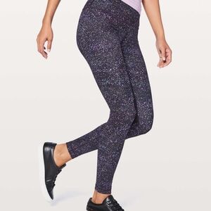 Lululemon Wunder Under Hi-Rise Tight 28" Crystalline Multi
